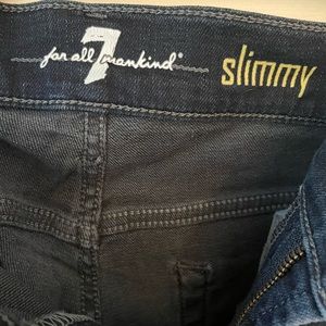 7 for all mankind slimmy jeans size 30 mens pre owned and worn.